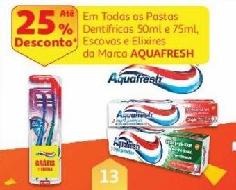 Escova de dentes aquafresh
