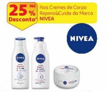 Auchan Creme corpo nivea promoção