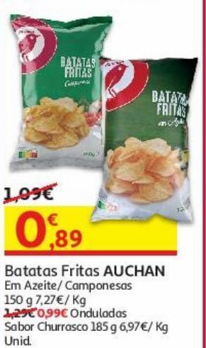 Batatas fritas auchan