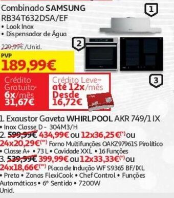 Auchan Forno multifunções whirlpool promoção