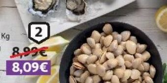Auchan Ameijoa branca:fresca 1 kg promoção