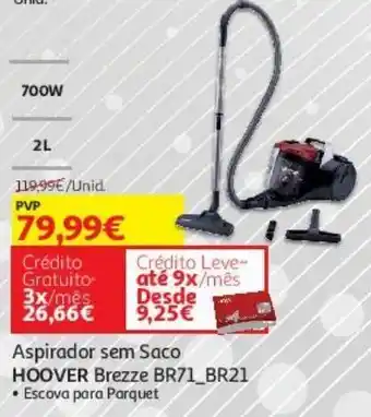 Auchan Aspirador s/saco hoover:breeze br71_br21 promoção