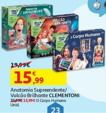 Auchan O corpo humano clementoni promoção