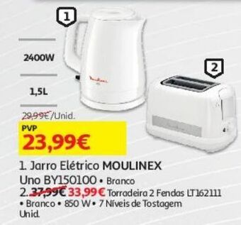 Auchan Jarro electrico moulinex promoção