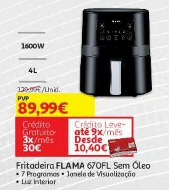 Auchan Fritadeira flama sem óleo 670fl promoção