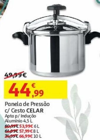 Auchan Panela pressao c/cesto celar promoção