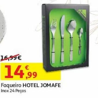 Auchan Faqueiro hotel jomafe:inox. 24 pecas promoção