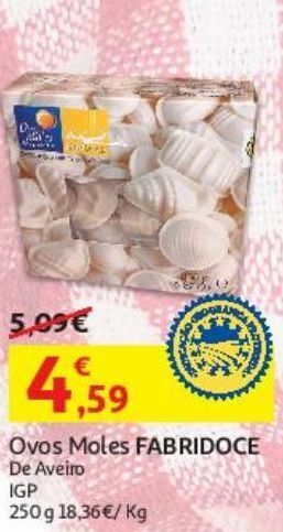 Auchan Ovos moles fabridoce:de aveiro igp 250 gr promoção