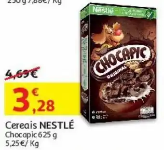 Auchan Cereais nestlé:chocapic 625 g promoção