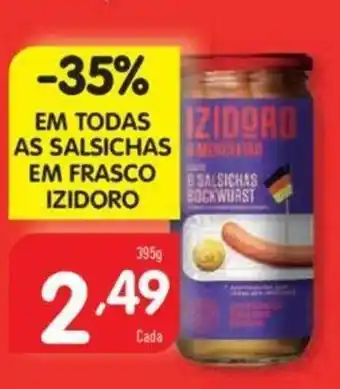 Minipreço Em Todas as Salsichas em Frasco Izidoro 395g promoção