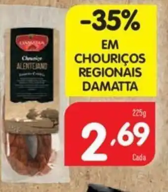 Minipreço Em Chouriços Regionais Damatta 225g promoção