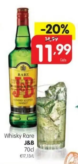 Minipreço Whisky Pare J&B 70cl promoção