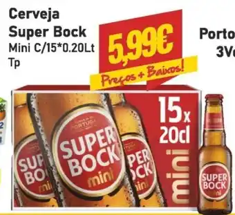 Belita Cerveja Super Bock Mini c/15 0.20L tp promoção