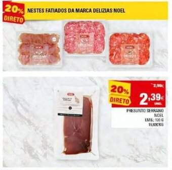 Continente Presunto Serrano Noel 120g promoção