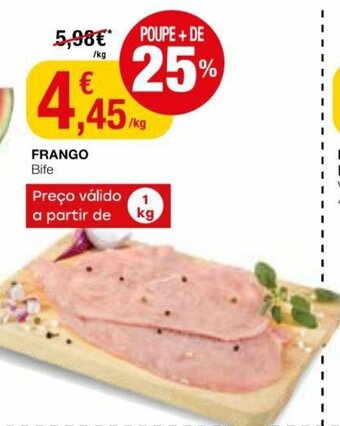 Intermarché Frango Bife 1kg promoção