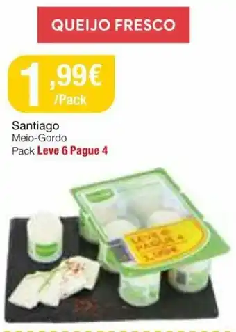 Intermarché Queijo Fresco Santiago promoção