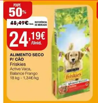 Intermarché Alimento Seco p/ Cão Friskies 18kg promoção