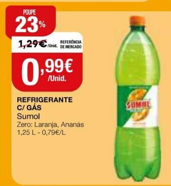 Intermarché Refrigerante C/Gás Sumol 1,25L promoção