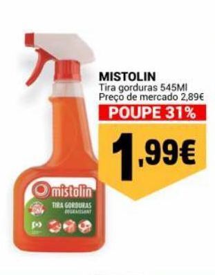 Neomáquina Desengordurante mistolin promoção
