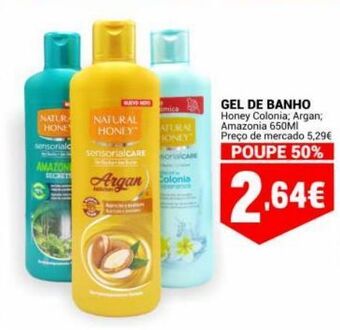 Gel de banho natural honey