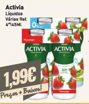Belita Iogurte activia promoção