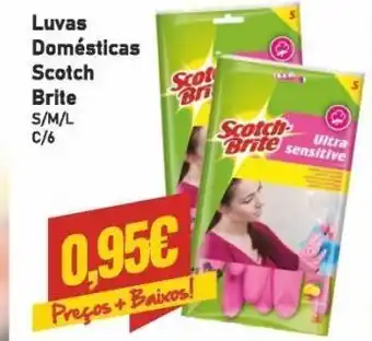 Luvas scotch-brite
