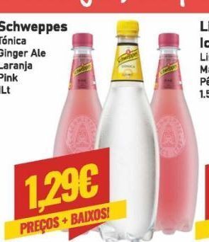 Belita Refrescos schweppes promoção