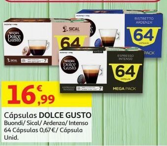 Auchan Cápsulas dolce gusto promoção