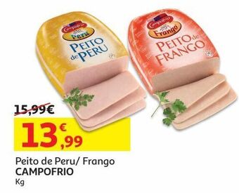 Auchan Peito de frango campofrio promoção
