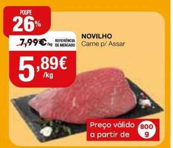 Intermarché Novilho Carne p/Assar 800g promoção