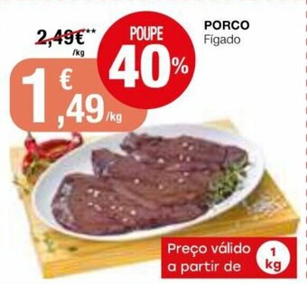 Intermarché Porco Fígado 1kg promoção