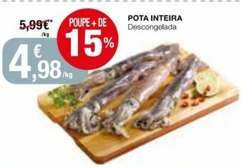 Intermarché Pota Inteira Descongelada promoção