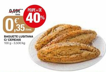 Baguete Lusitana c/Cereais 100g