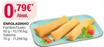 Enroladinho Fiambre/ Queijo 60g