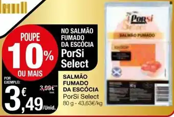 Intermarché Salmão Fumado da Escócia 80g promoção