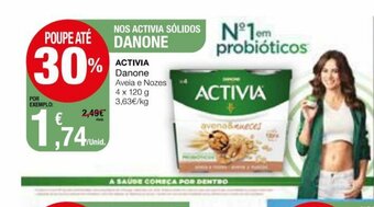 Intermarché Activia Danone 4x120g promoção