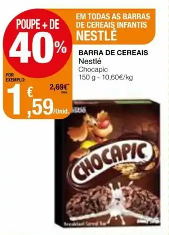 Barra de Cereais Nestlé Chocapic 150g