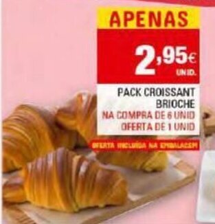 Continente Pack Croissant Brioche promoção
