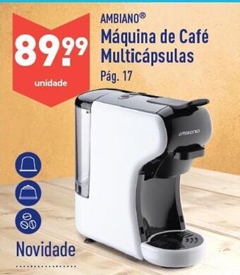 ALDI Cafeteira promoção