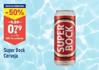 ALDI Lata de cerveja super bock promoção