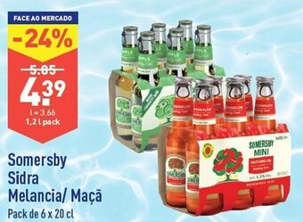 ALDI Sidra somersby promoção