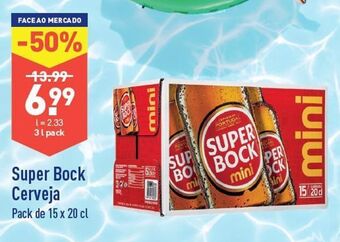 ALDI Cerveja super bock promoção