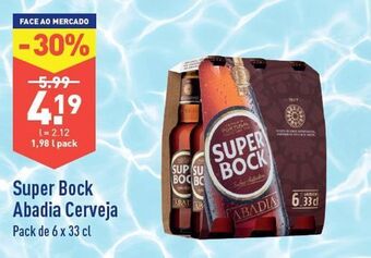 ALDI Cerveja super bock promoção