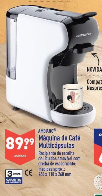 ALDI Cafeteira promoção