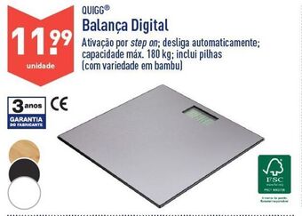 ALDI Balança digital promoção