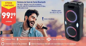 ALDI Sistema de som promoção