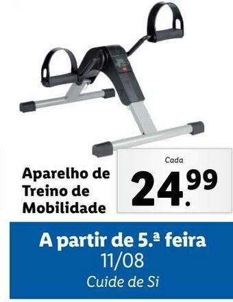 Lidl Bicicleta ergométrica promoção