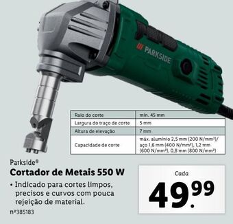 Lidl Cortador manual parkside promoção
