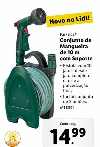 Lidl Mangueira parkside promoção