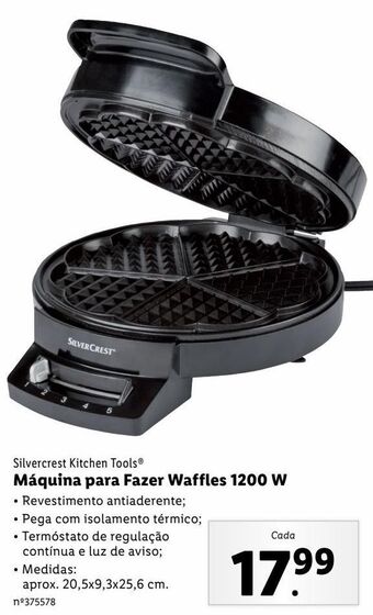 Lidl Máquina de fazer crepes silvercrest promoção